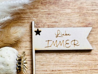 Erinnerungswimpel "Liebe immer"